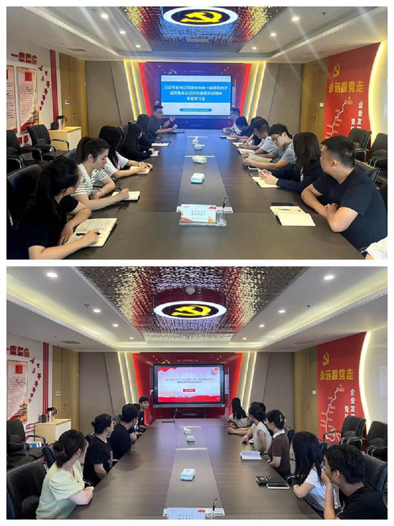 智引公司各團支部學(xué)習傳達習近平同團中央新一屆領(lǐng)導班子成員集體談話(huà)時(shí)的重要講話(huà)精神