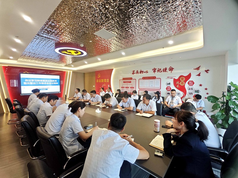 智引公司迅速傳達學(xué)習陜煤集團主題教育整改整治工作推進(jìn)會(huì )會(huì )議精神