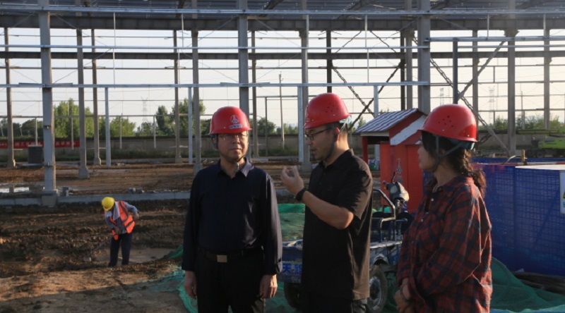 陜西建材科技公司紀委書(shū)記王利民一行到龍門(mén)綠碳公司調研指導工作