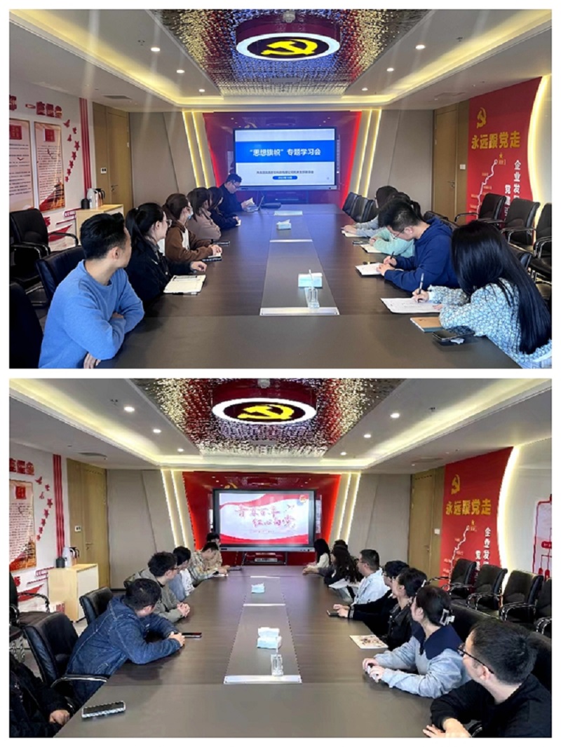 智引公司各團支部組織開(kāi)展“思想旗幟”專(zhuān)題學(xué)習