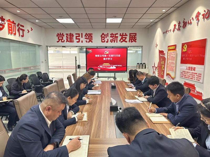 物貿公司第一黨支部開(kāi)展“黨建引領(lǐng)閱讀 書(shū)香砥礪初心”主題黨日活動(dòng)