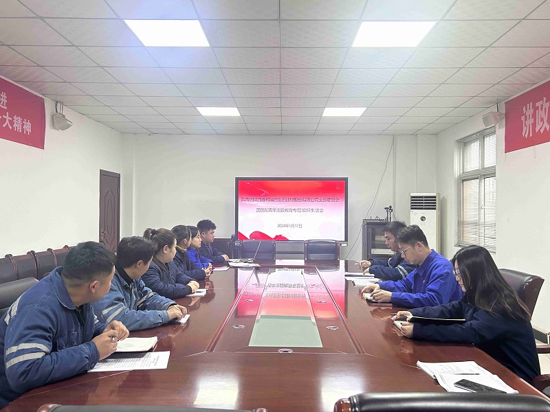 賽柯瑞思公司團支部開(kāi)展“團員與青年”主題教育專(zhuān)題組織生活會(huì )