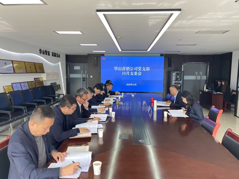 轉觀(guān)念 優(yōu)策略 強聯(lián)動(dòng) 促增長(cháng)——王琦督導華山營(yíng)銷(xiāo)公司黨支部（班子）理論學(xué)習暨支委會(huì )會(huì )議